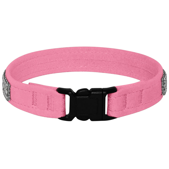 3 Row Crystal 1/2" Breakaway Cat Collar