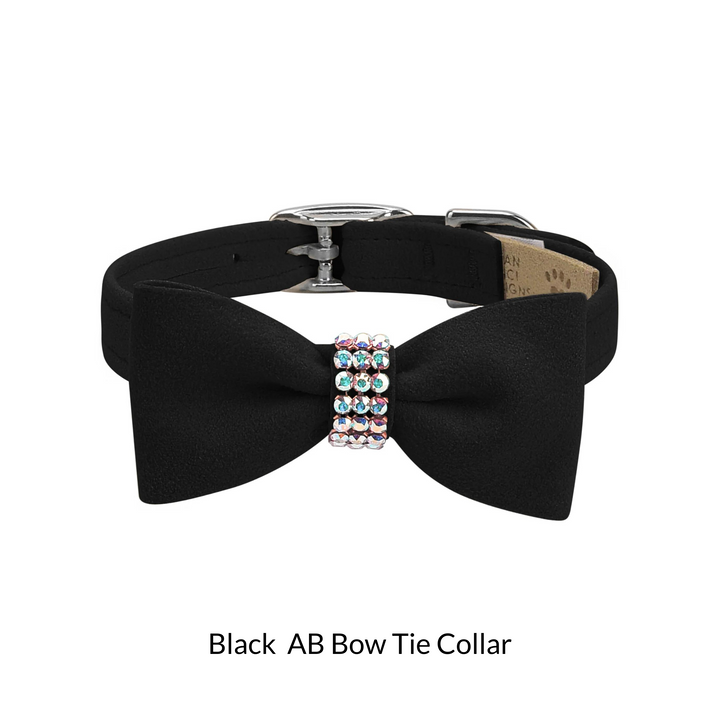 Aurora Borealis Giltmore Bow Tie Dog Collar