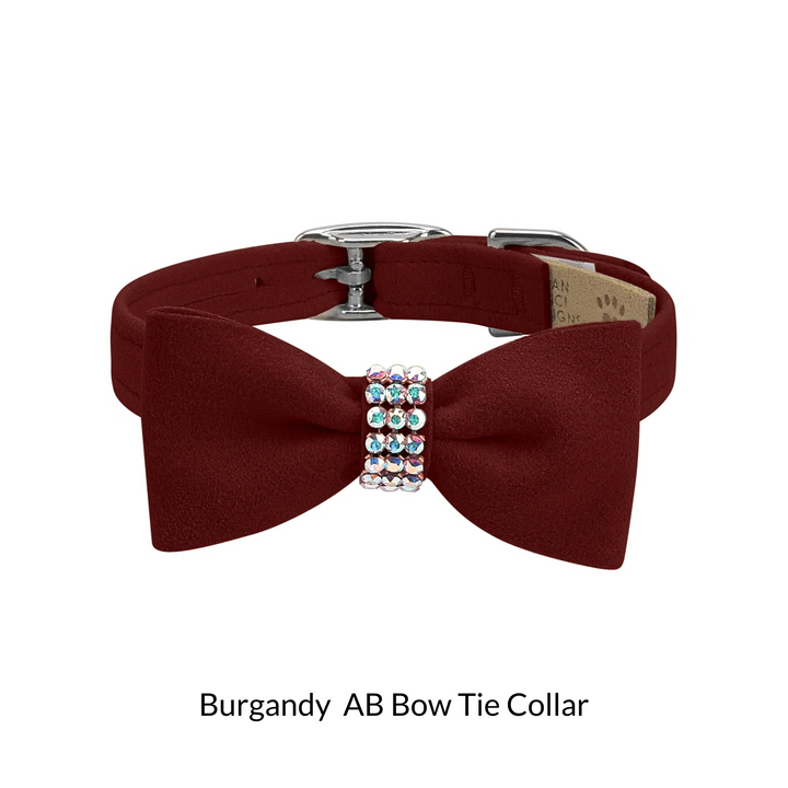 Aurora Borealis Bow Tie Dog Collar