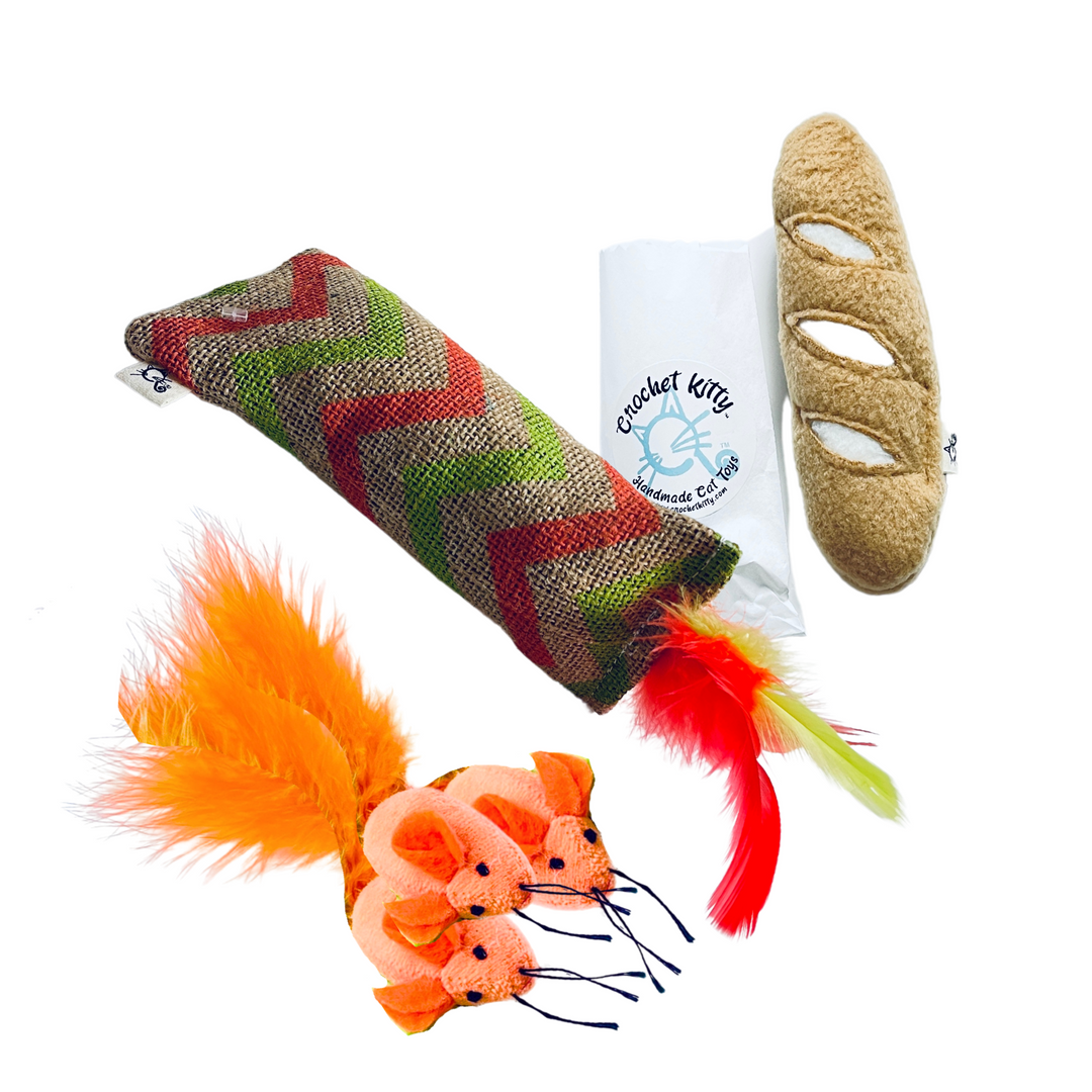 Purrfect Play Trio of Catnip Toys for Cats