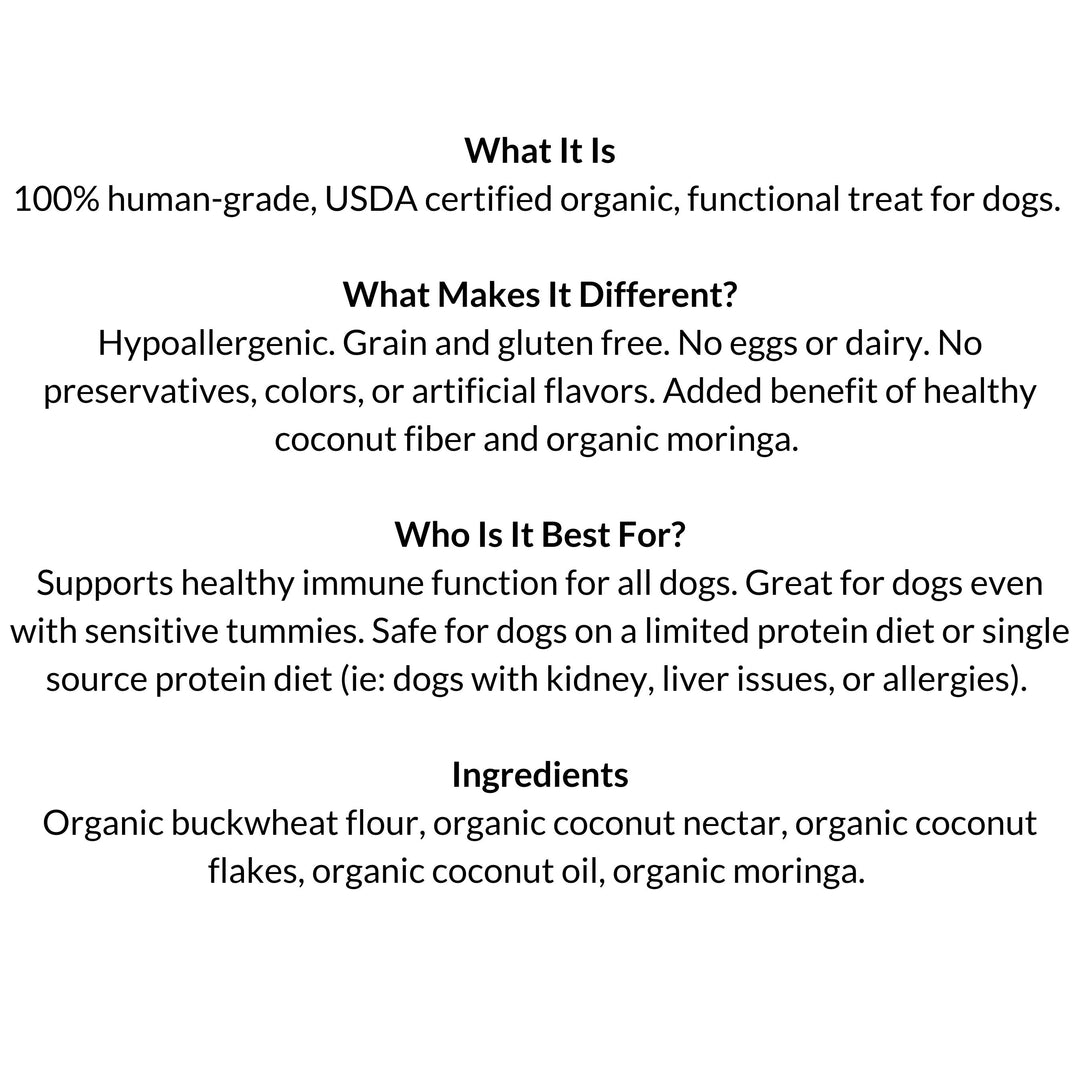 Coco Gems- Moringa + Coconut Cat and Dog Treats