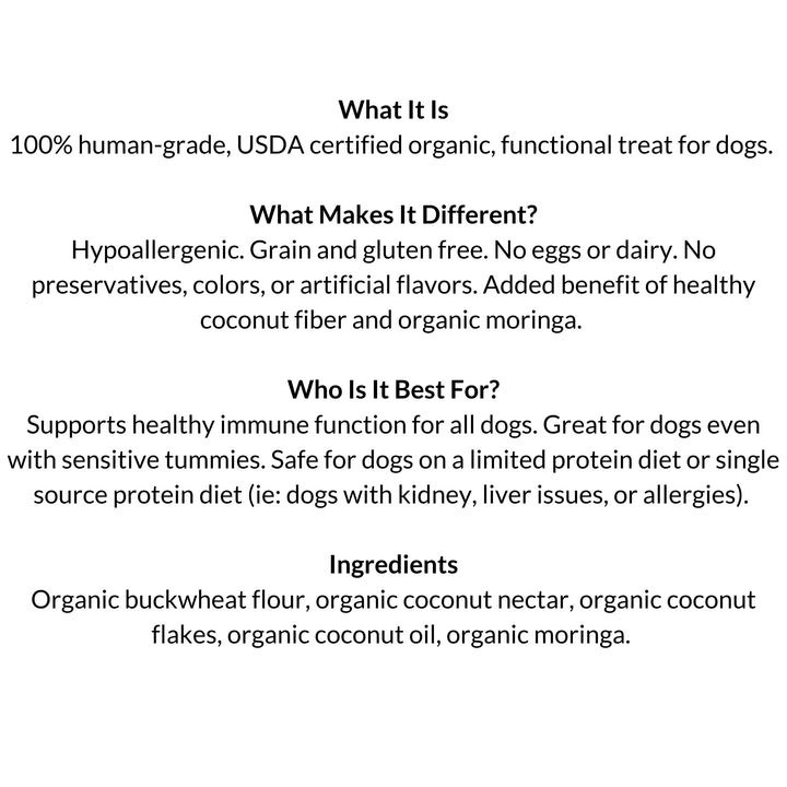 Coco Gems- Moringa + Coconut Cat and Dog Treats