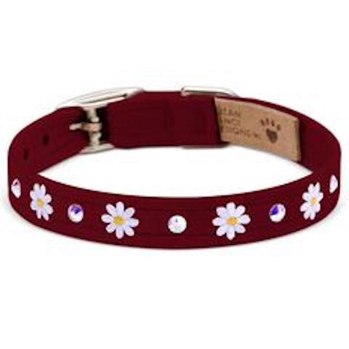 Small Daisies 1/2" Collar For Dogs
