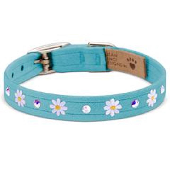 Small Daisies 1/2" Collar For Dogs