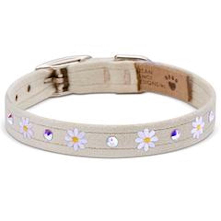 Small Daisies 1/2" Collar For Dogs