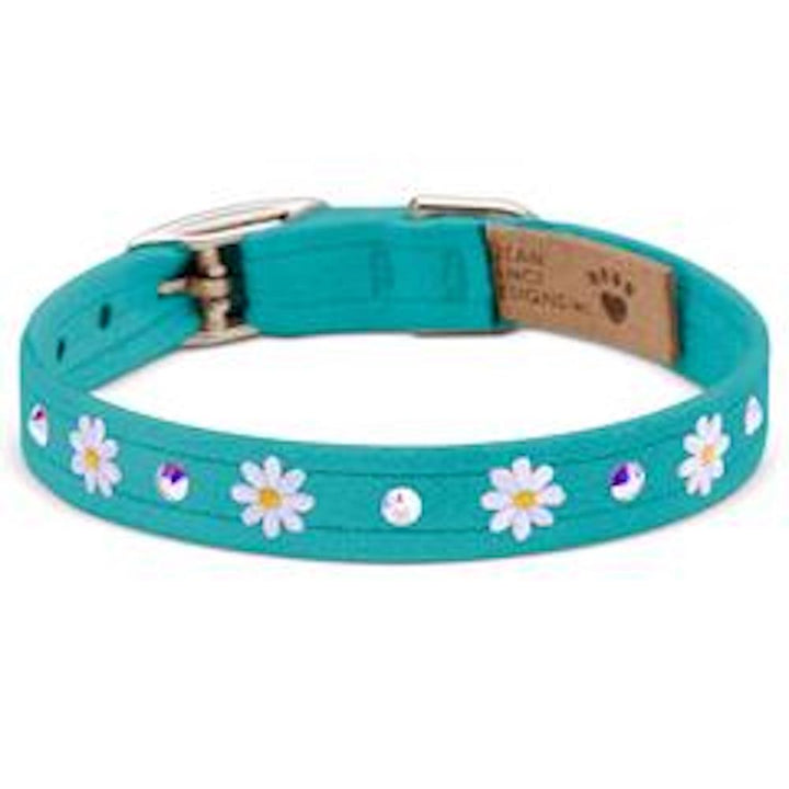 Small Daisies 1/2" Collar For Dogs
