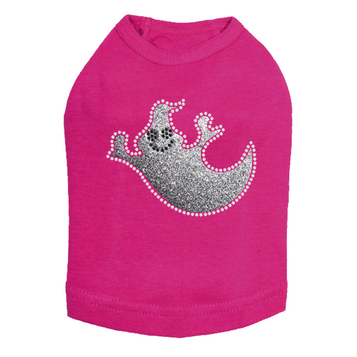 Silver Ghost Halloween Custom Dog Tank