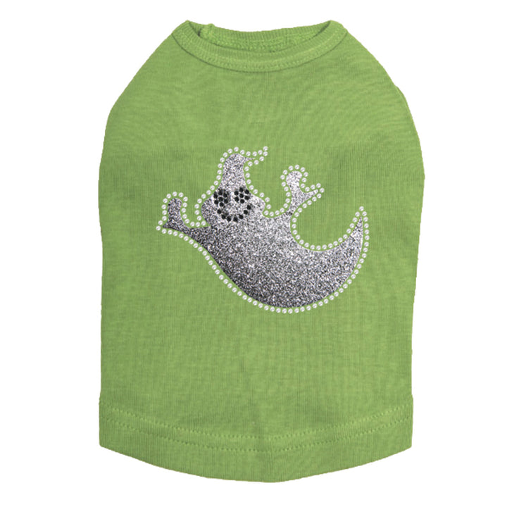 Silver Ghost Halloween Custom Dog Tank