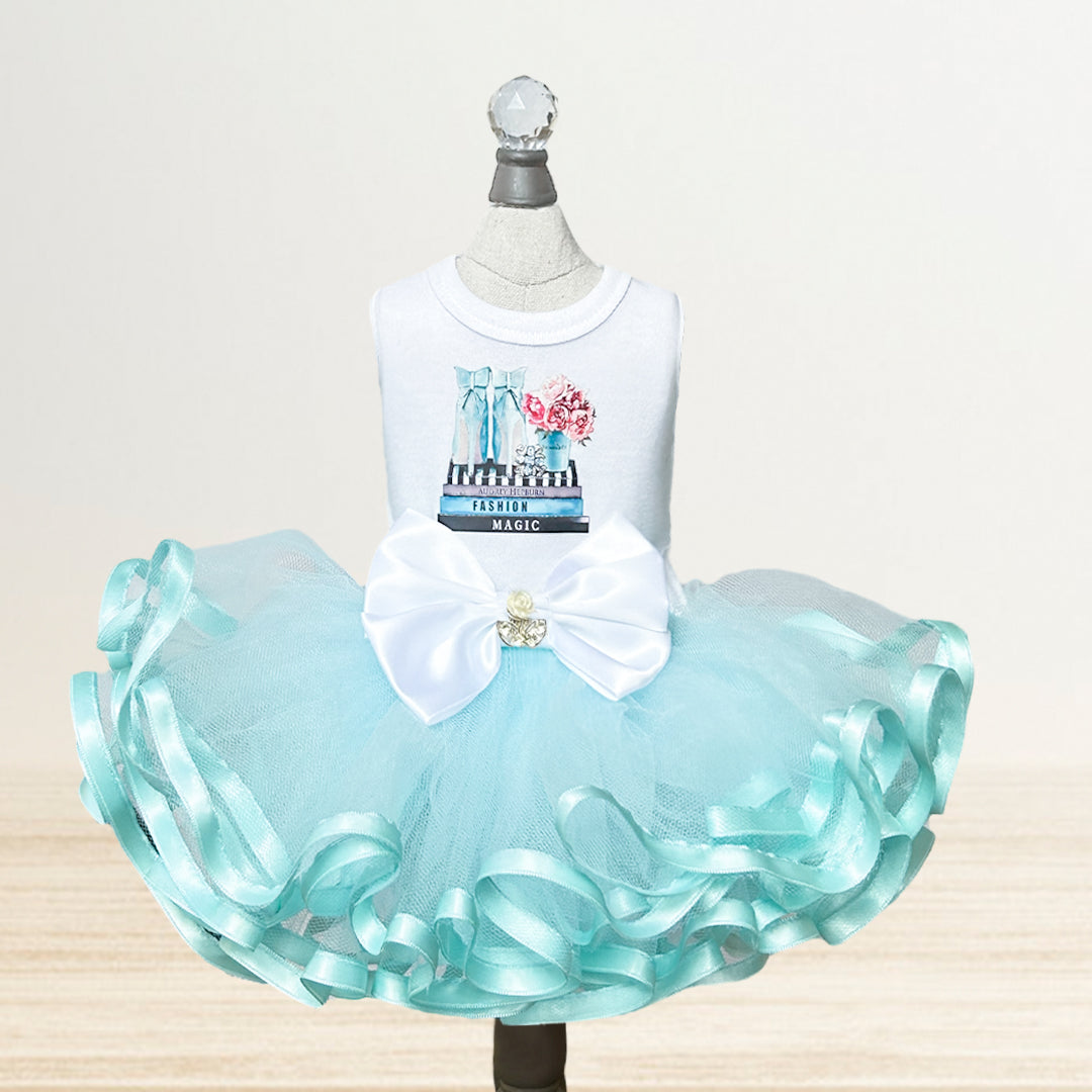 Goddess Aqua Kali Dog Tutu Dress – Chloe Cole Pet Couture