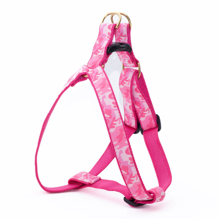 Pink Camo Dog Leash (optional Harness)