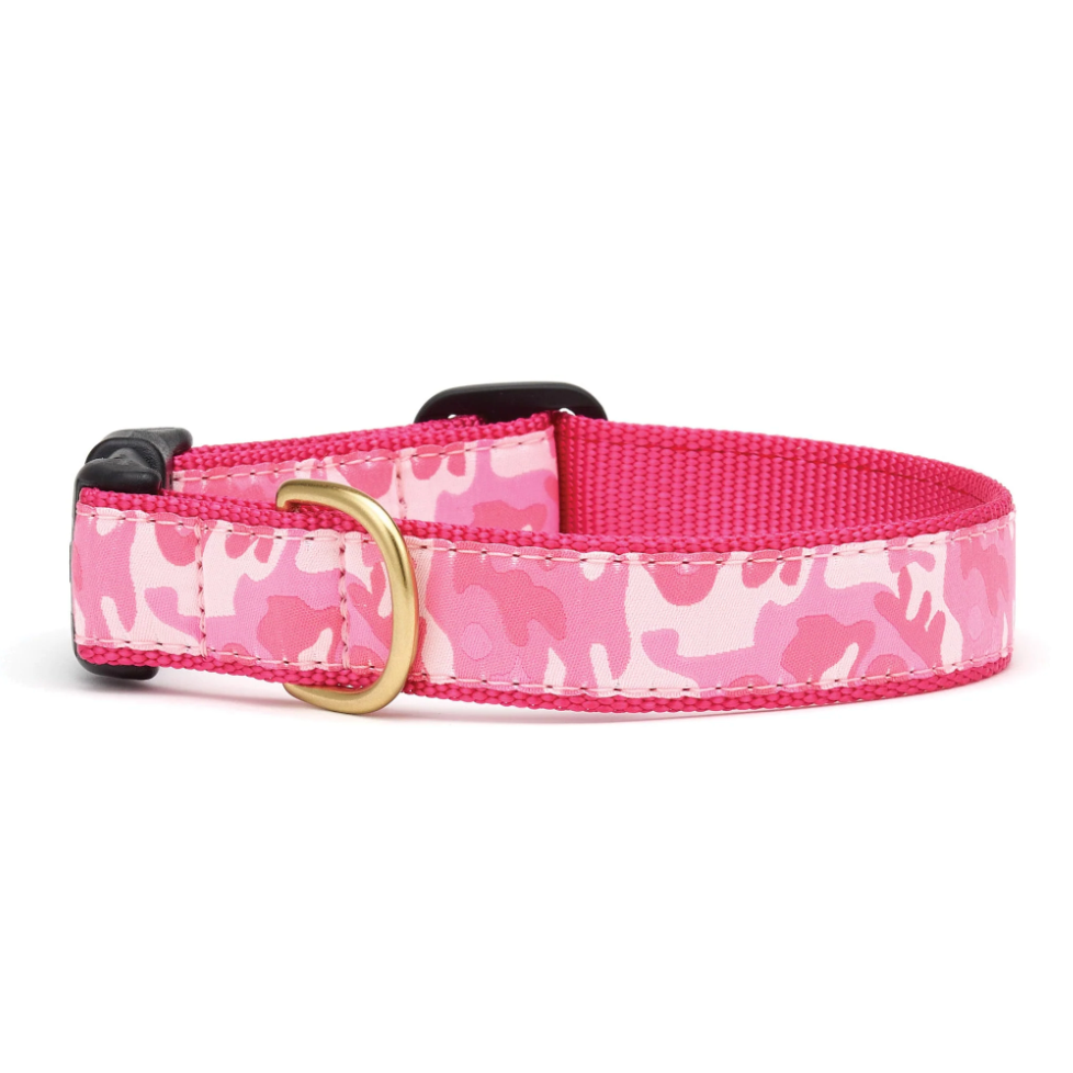 Pink Camo Dog Collar