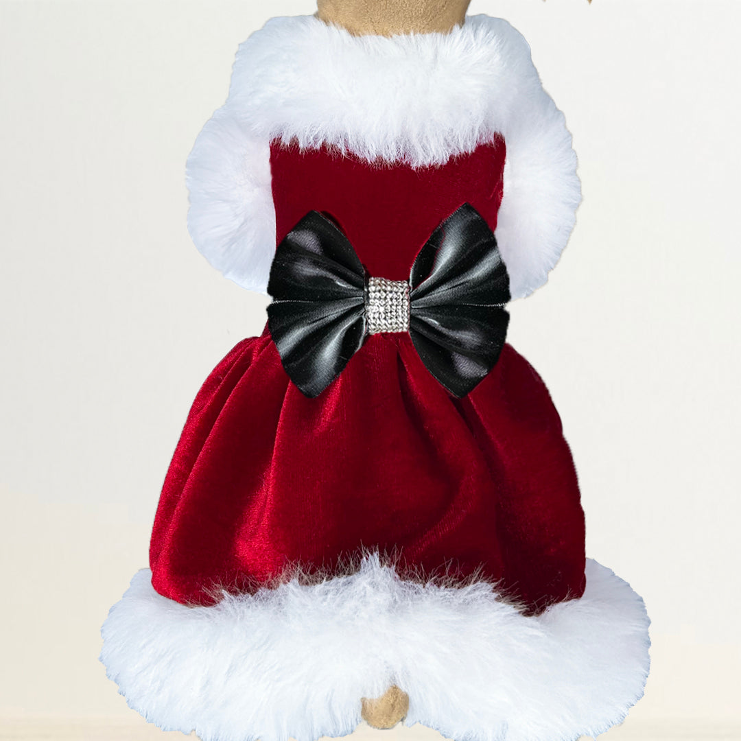 Santa Baby Luxury Pet Dress Chloe Cole Pet Couture Santa Baby Luxury Pet Dress Chloe Cole Pet Couture