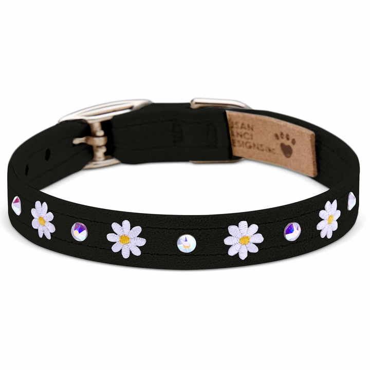 Small Daisies 1/2" Collar For Dogs