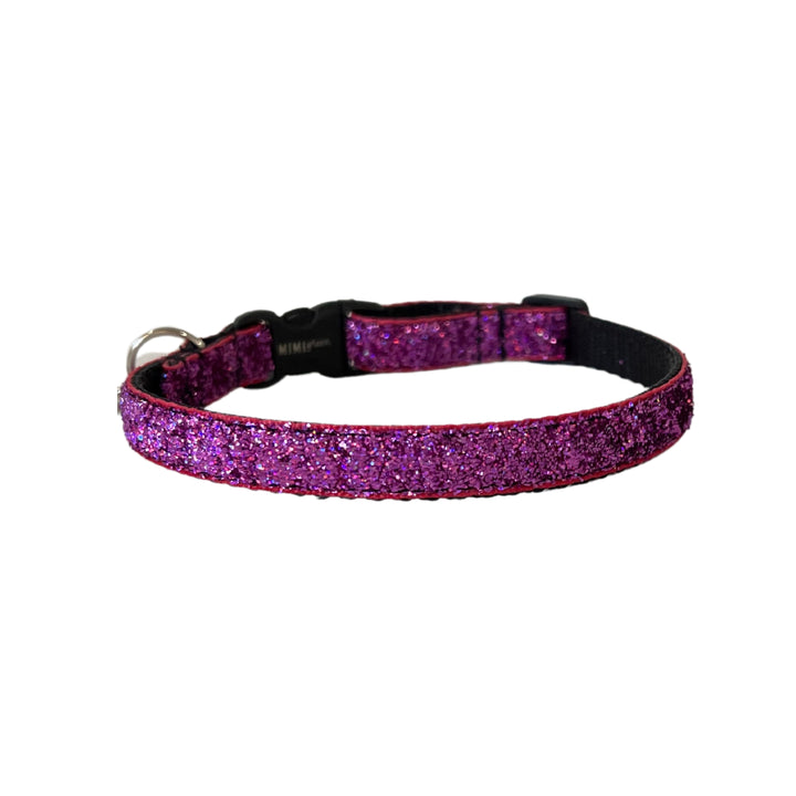 2 Line Personalized Sparkle Mermaid Cat Collars (Not Breakaway)