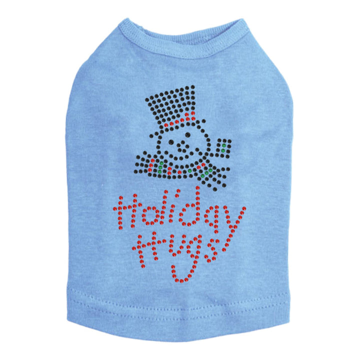Holiday Hugs - Dog Tank Black