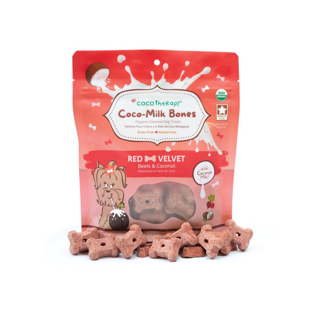 Coco Milk Bones - Red Velvet Dog Treats