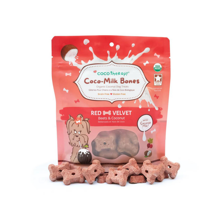 Coco Milk Bones - Red Velvet Dog Treats