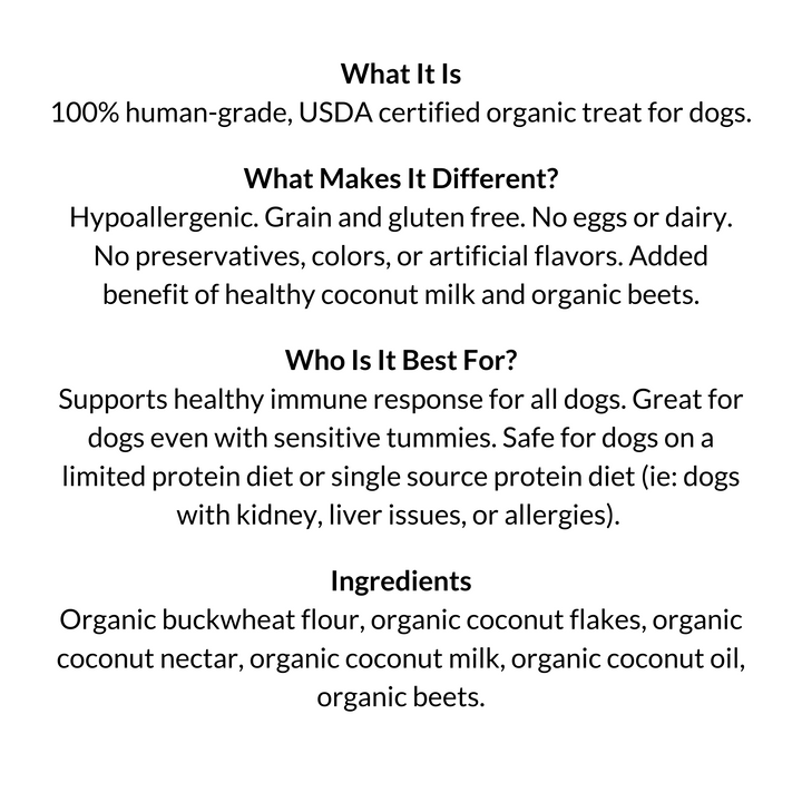 Coco Milk Bones - Red Velvet Dog Treats