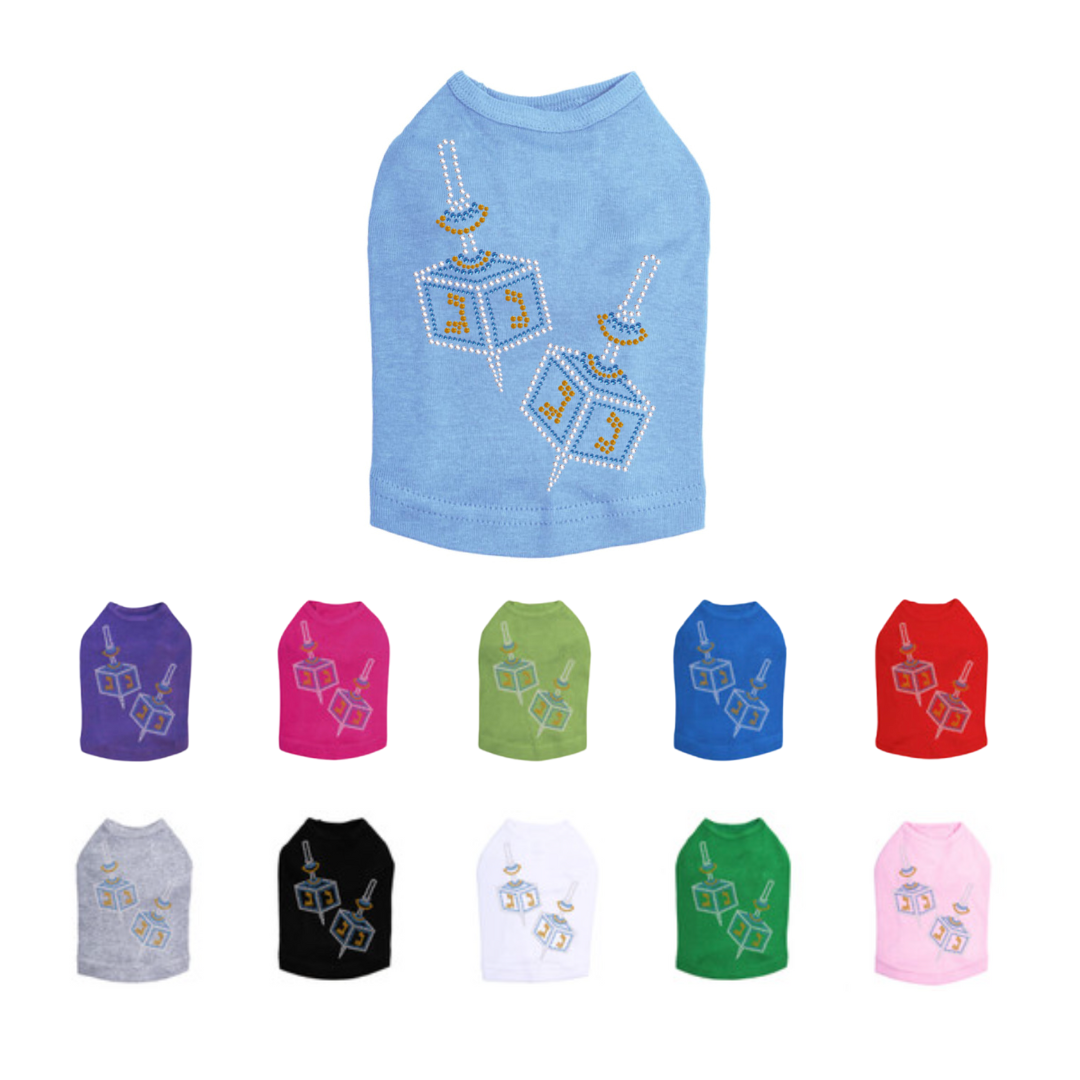 Dreidel - Dog Tank-Choose Color