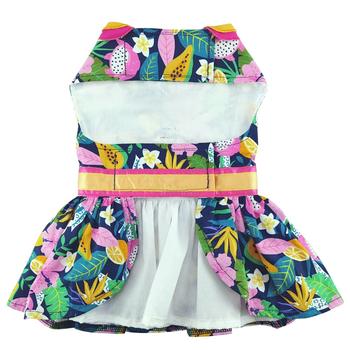 Fiesta Floral Dog Dress w/ Leash & D-Ring