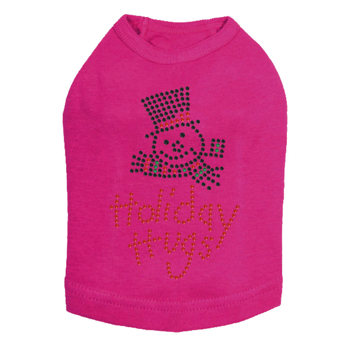 Holiday Hugs - Dog Tank Black