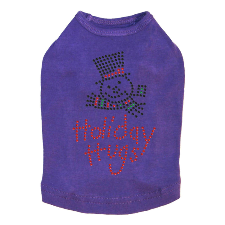 Holiday Hugs - Dog Tank Black