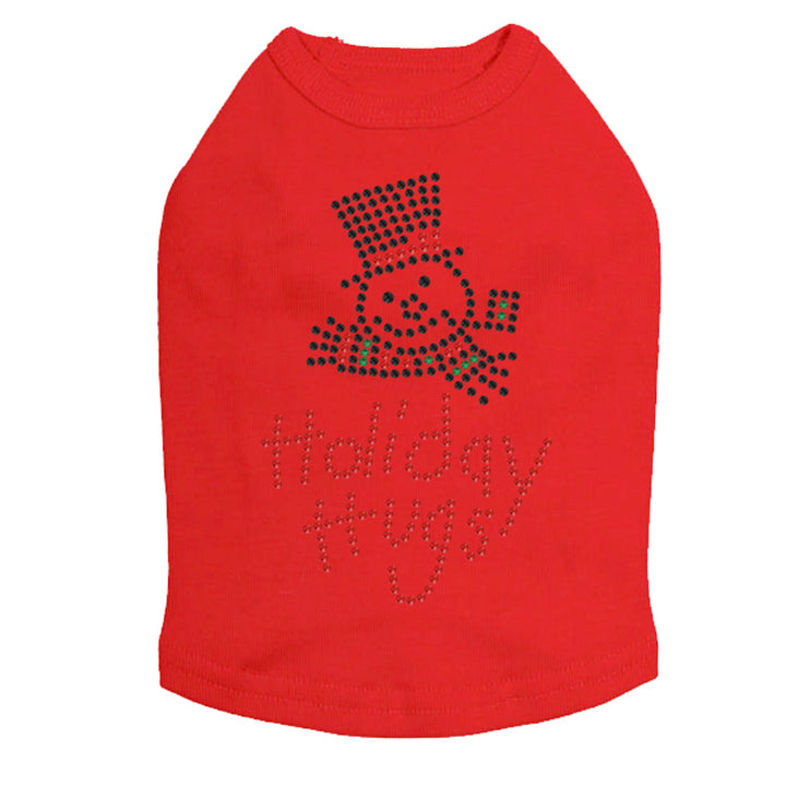 Holiday Hugs - Dog Tank Black