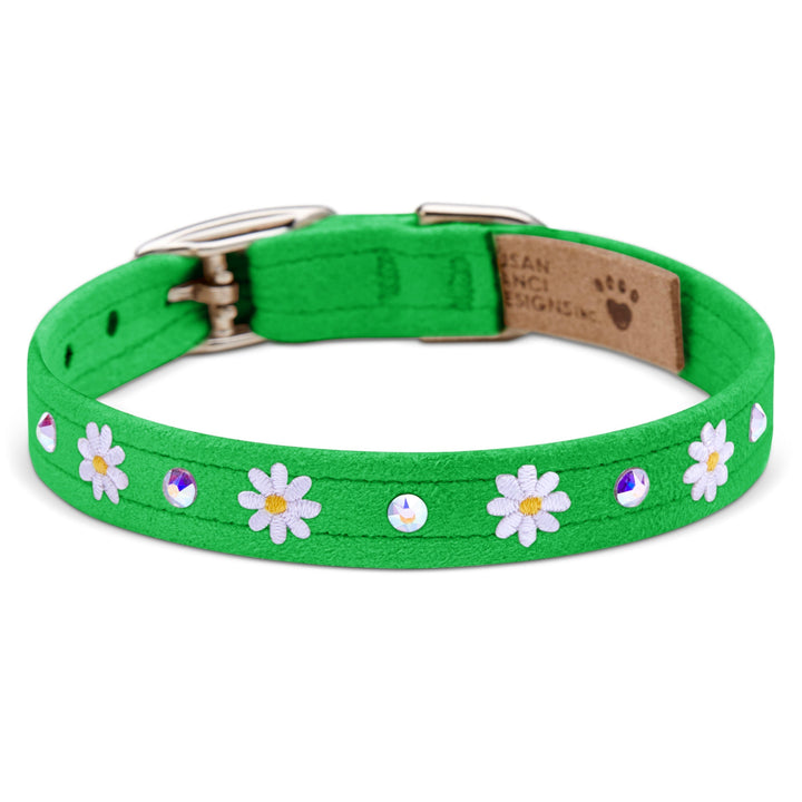 Small Daisies 1/2" Collar For Dogs