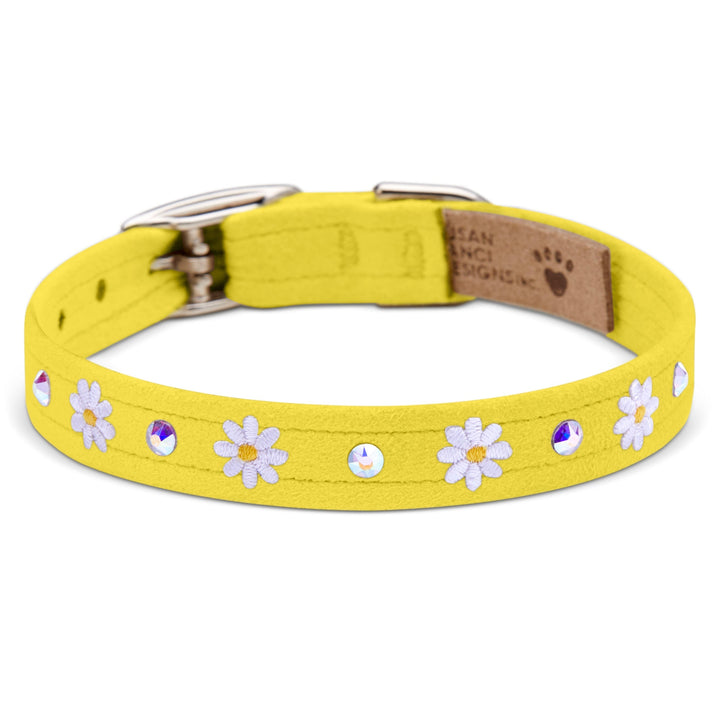 Small Daisies 1/2" Collar For Dogs