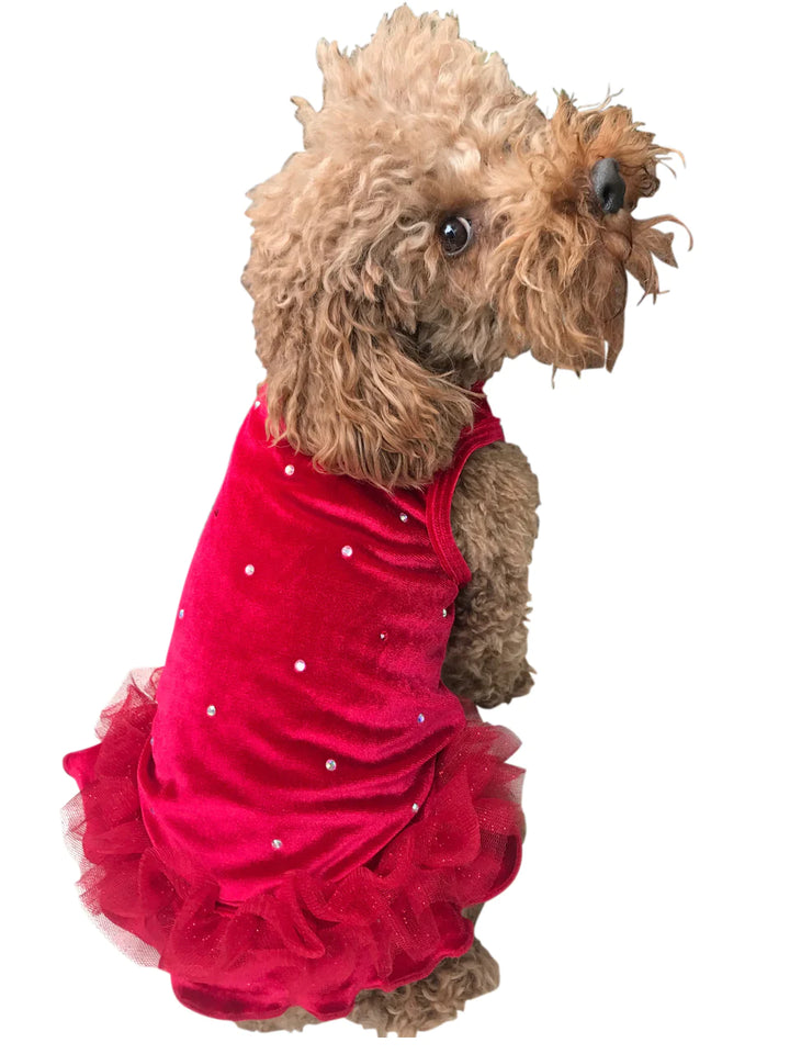 Black Velvet Twinkle Tutu Dress
