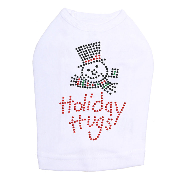 Holiday Hugs - Dog Tank Black