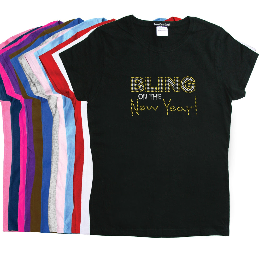 Bling On The New Year Pet Mom Matching tee - Long Sleeve