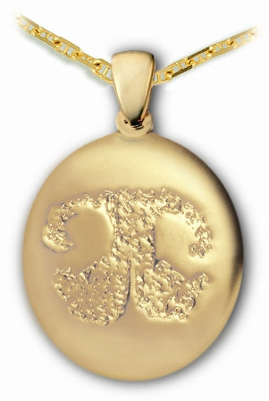 Gold (14k) Paw Print Charm
