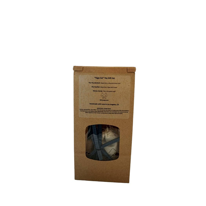 Black Cat 3 Toy Gift Set + Cat Yoga Mat
