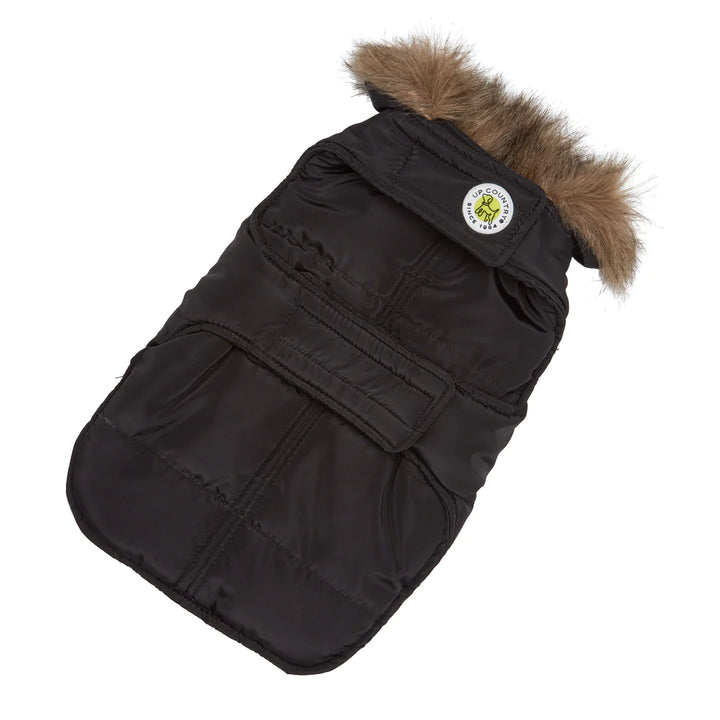 Aspen Puffer Dog Coat (Silver, Gold, Black)