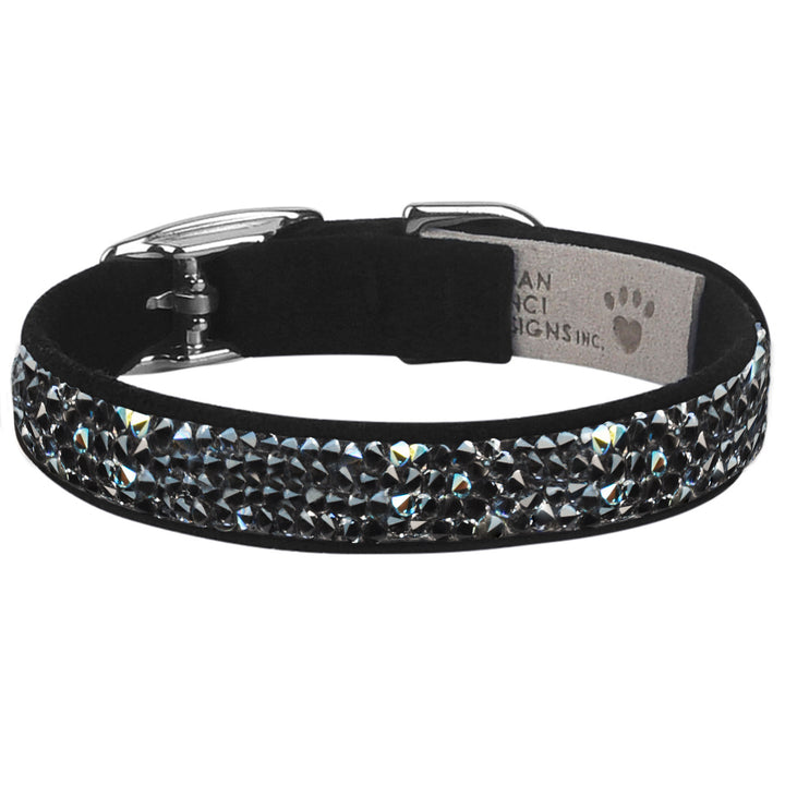 Crystal Rocks 1/2" Dog Collar