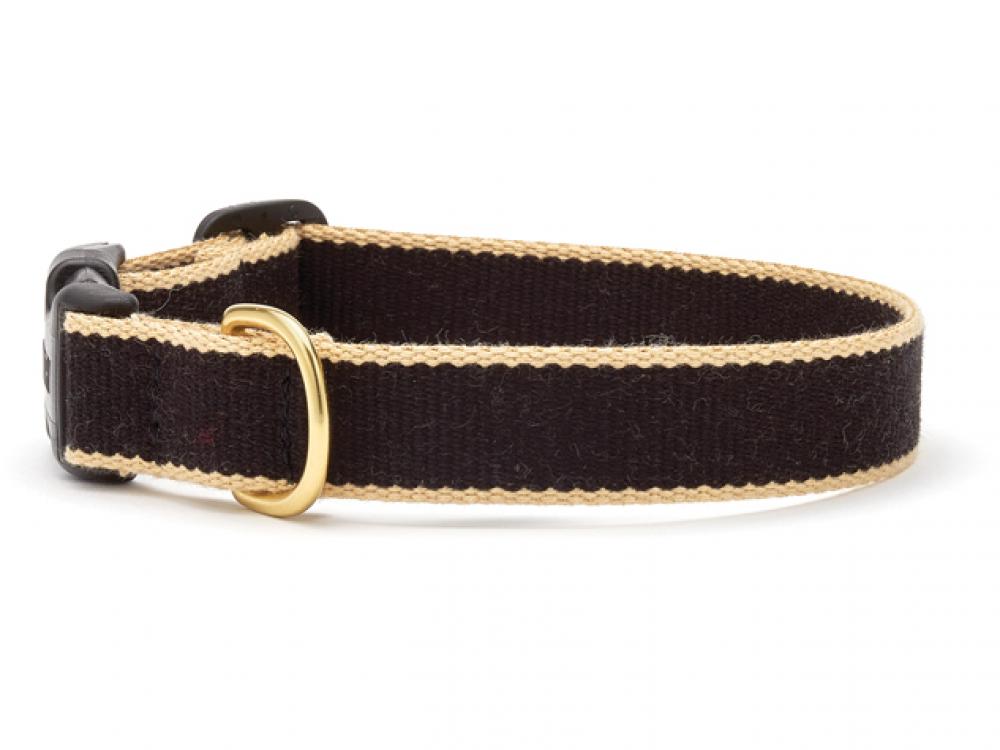 Black and Tan Bamboo Teacup Dog Collar
