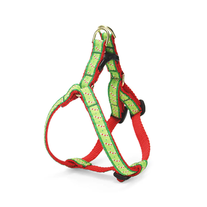 Candy Cane Dog Harness