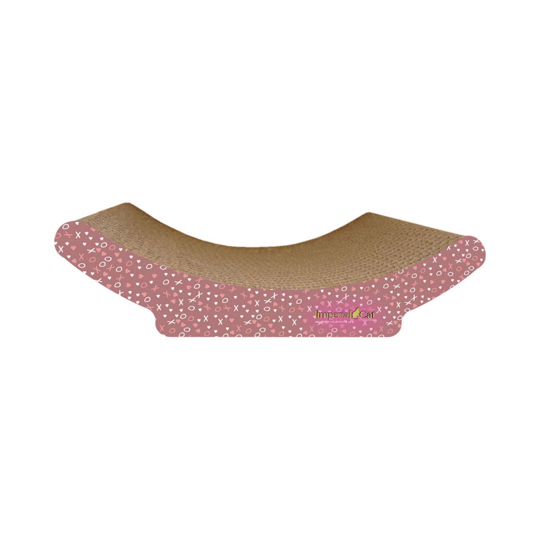 Cozy Curl XOXO Hearts Cat Scratching Board