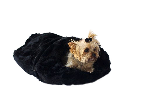 Black Roses Plush Cozy Sak