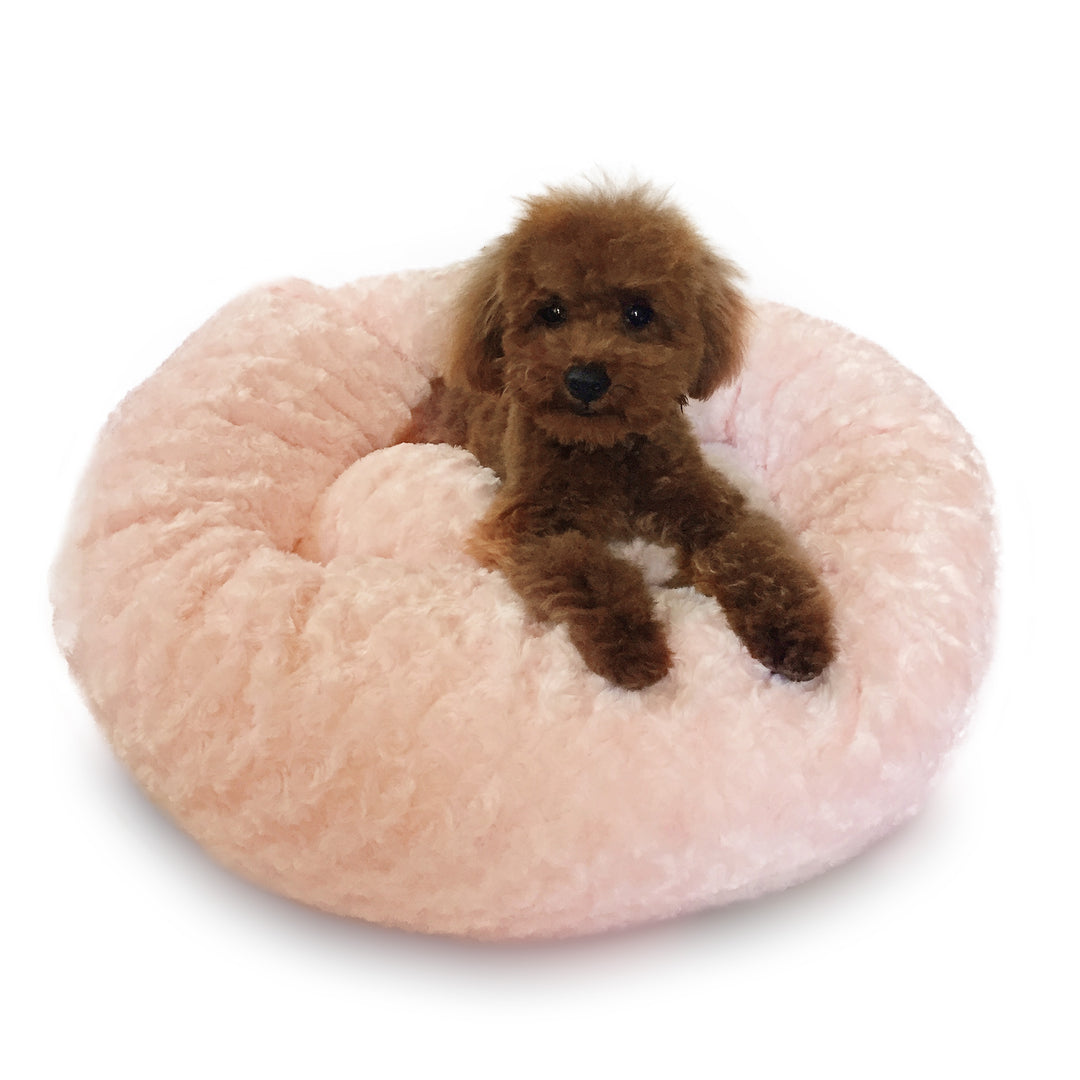 Pink Rosebud Crispy Crème Donut Bed