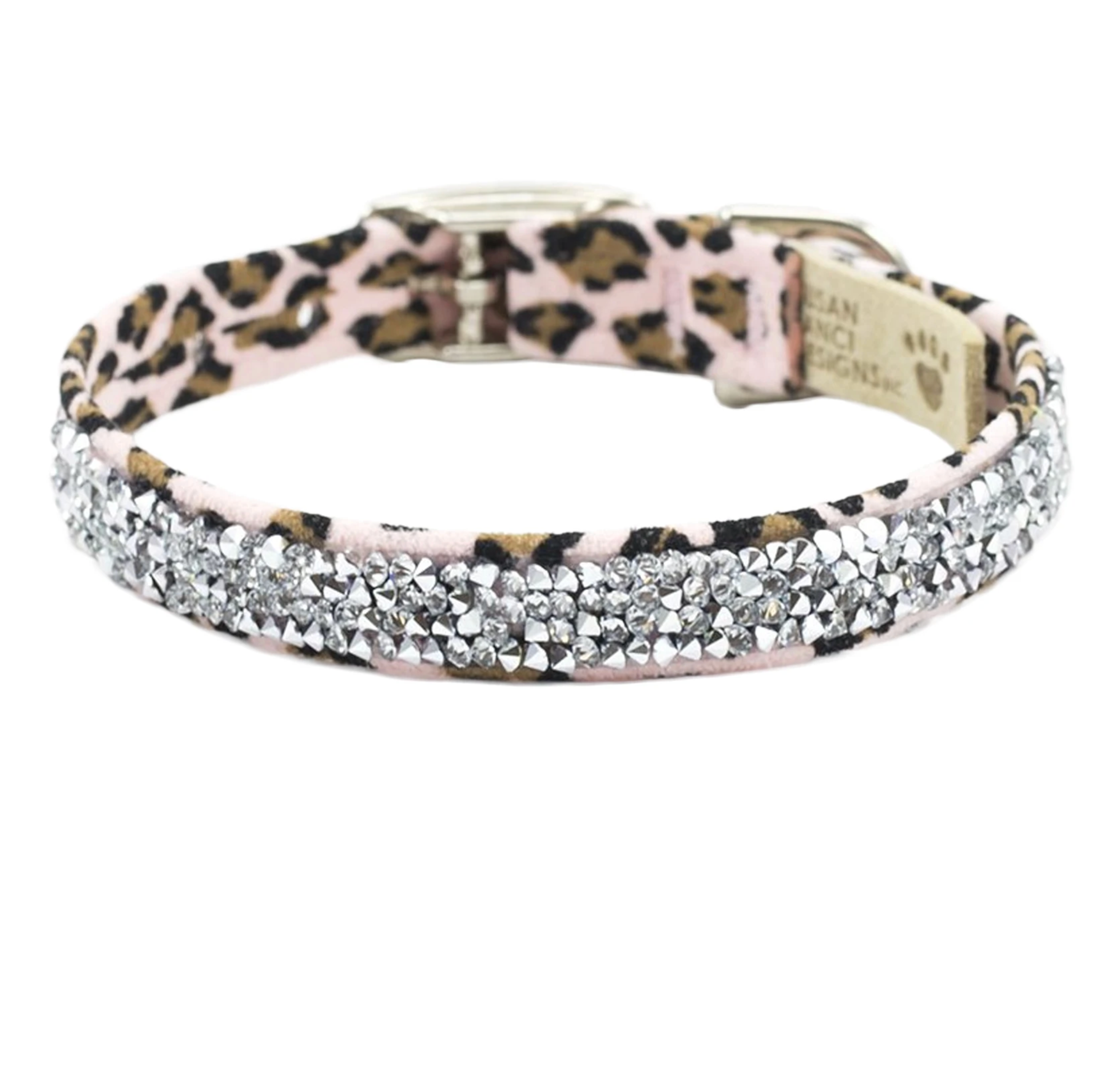 Cheetah Couture Crystal Rocks Collar