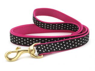 Black And White Dot Dog Leash