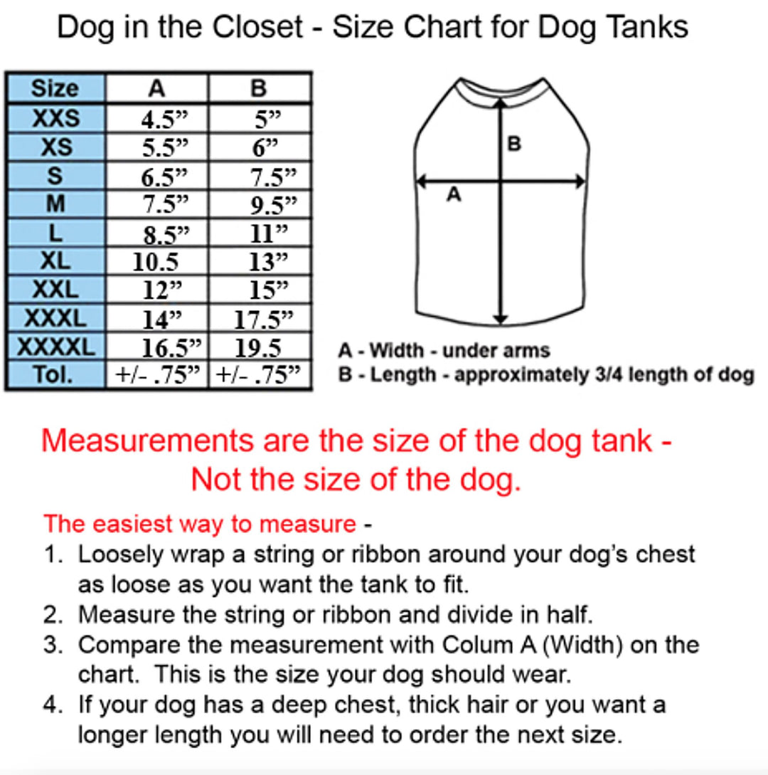 Party Dog - Dog Tank - Choose Color