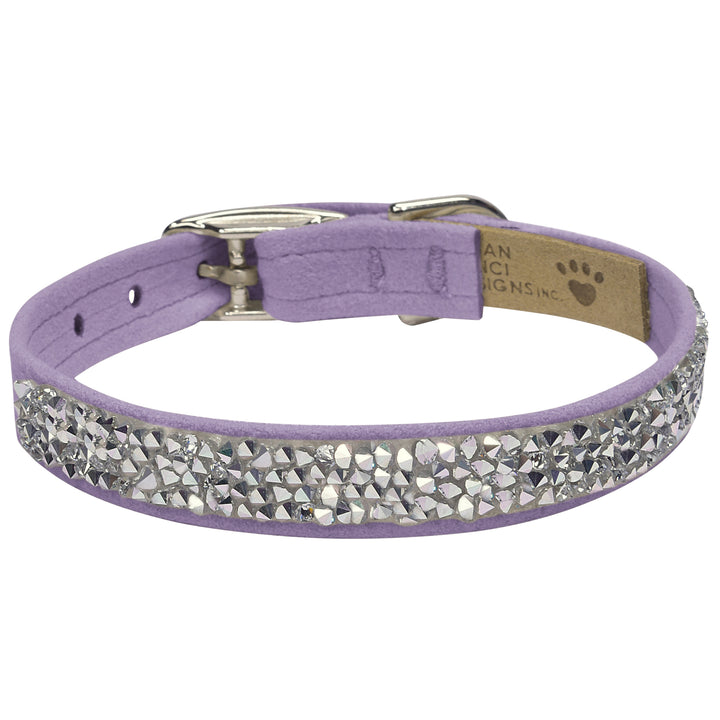 Crystal Rocks 1/2" Dog Collar