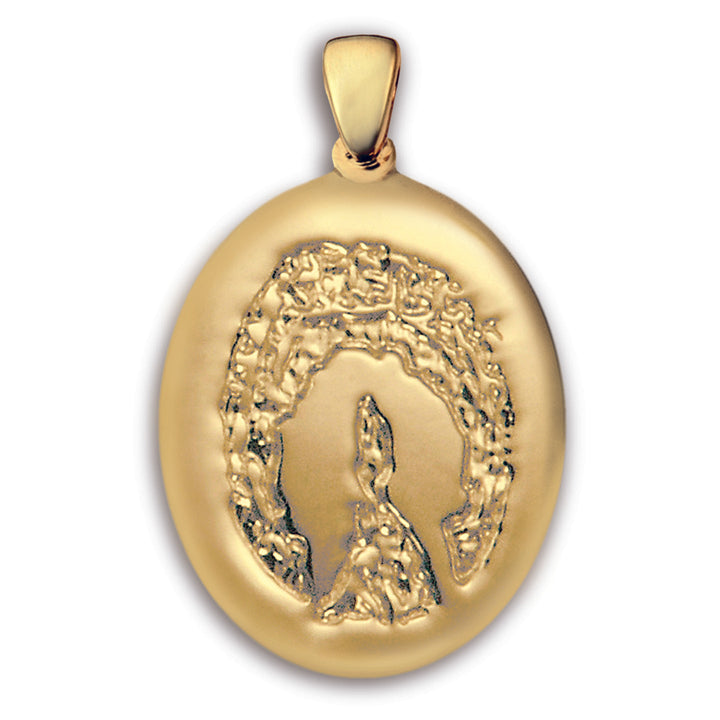 Gold (14k) Paw Print Charm (Large)