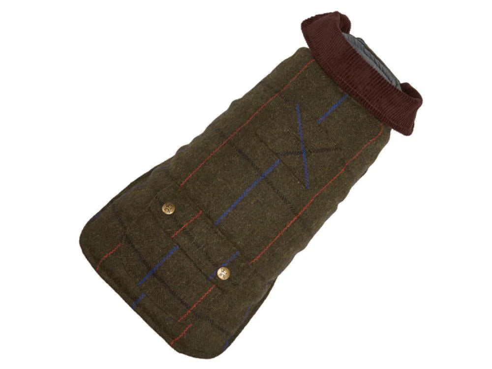 Tweed Dog Coat (Pink or Green)