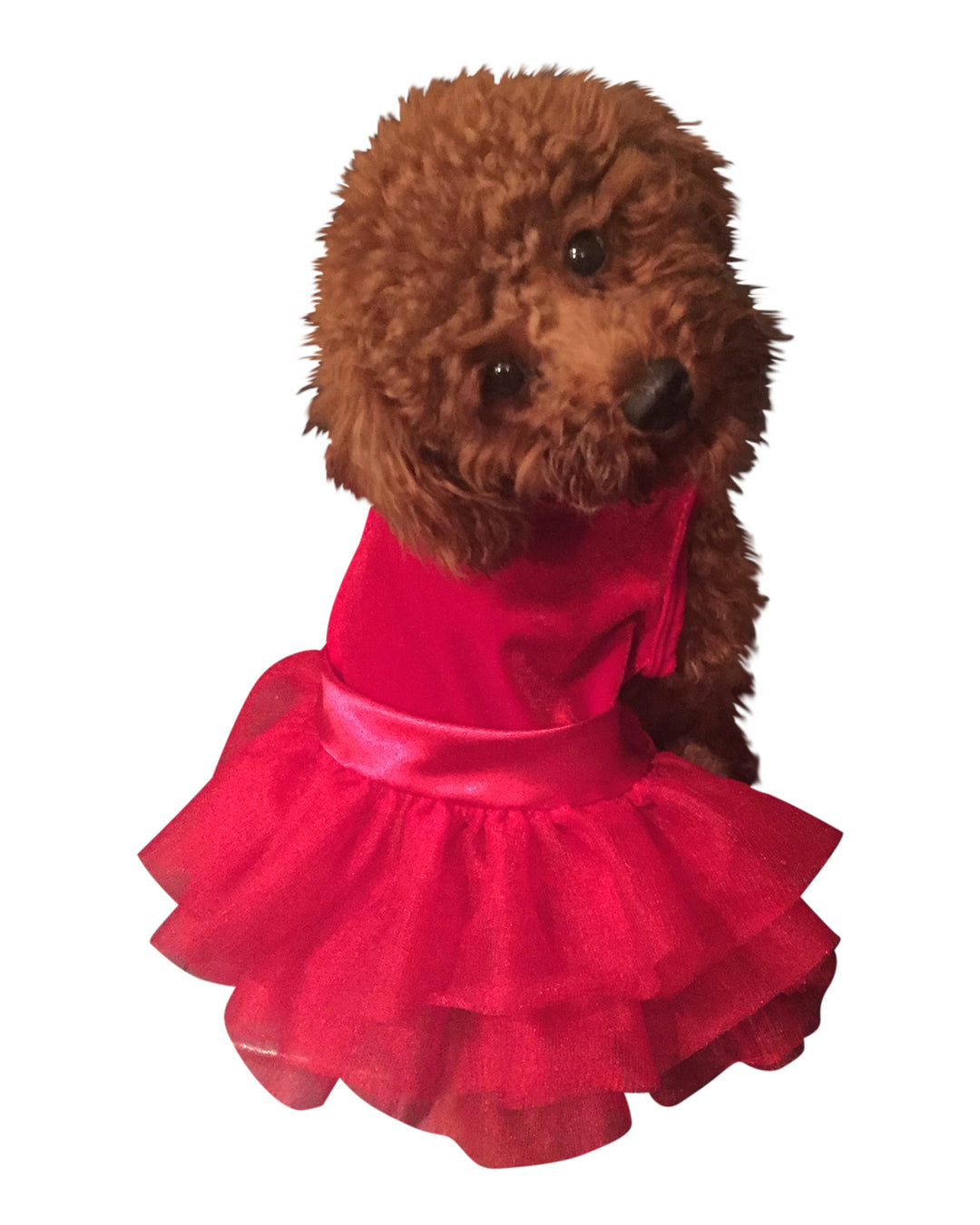 Holiday Party Girl Red Velvet Fufu Tutu