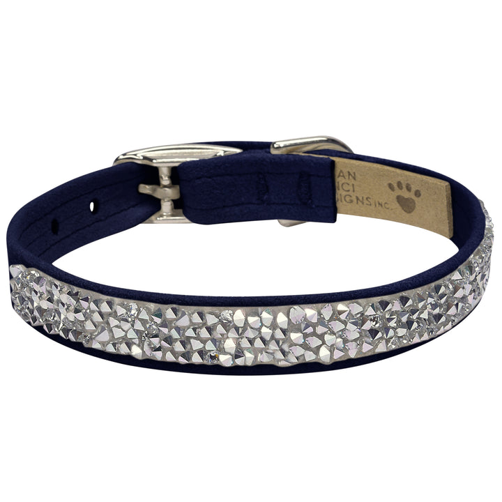 Crystal Rocks 1/2" Dog Collar