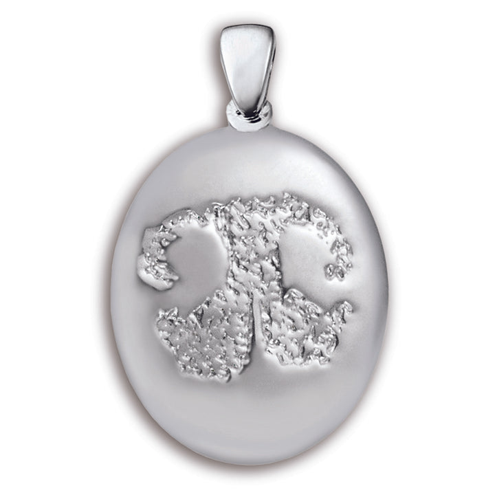 Sterling Silver Grand Paw Print Charm